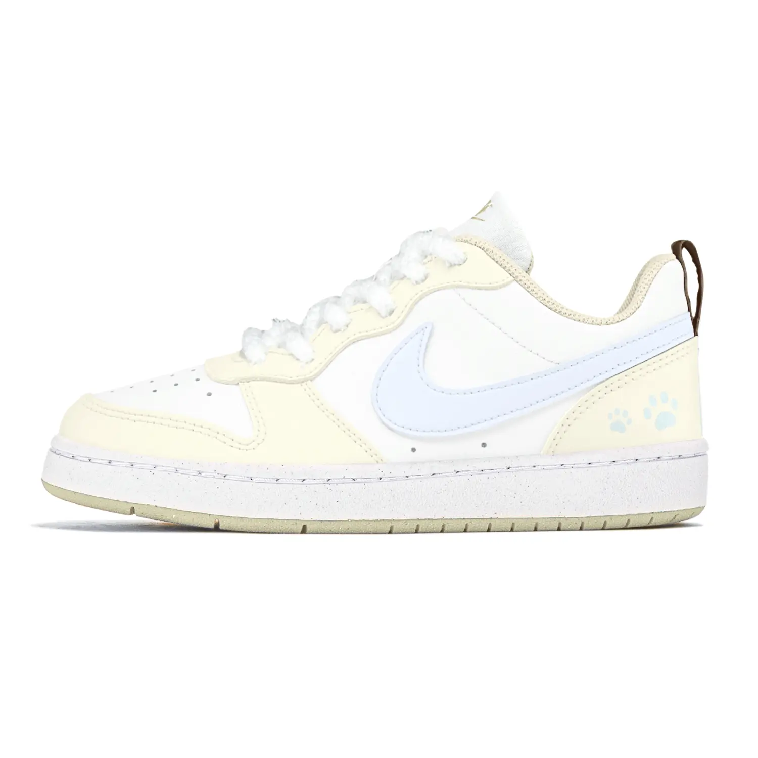 

Детские кроссовки для скейтбординга Court Borough с нескользящей подошвой и износостойкими подошвами для подростков Nike, желтый