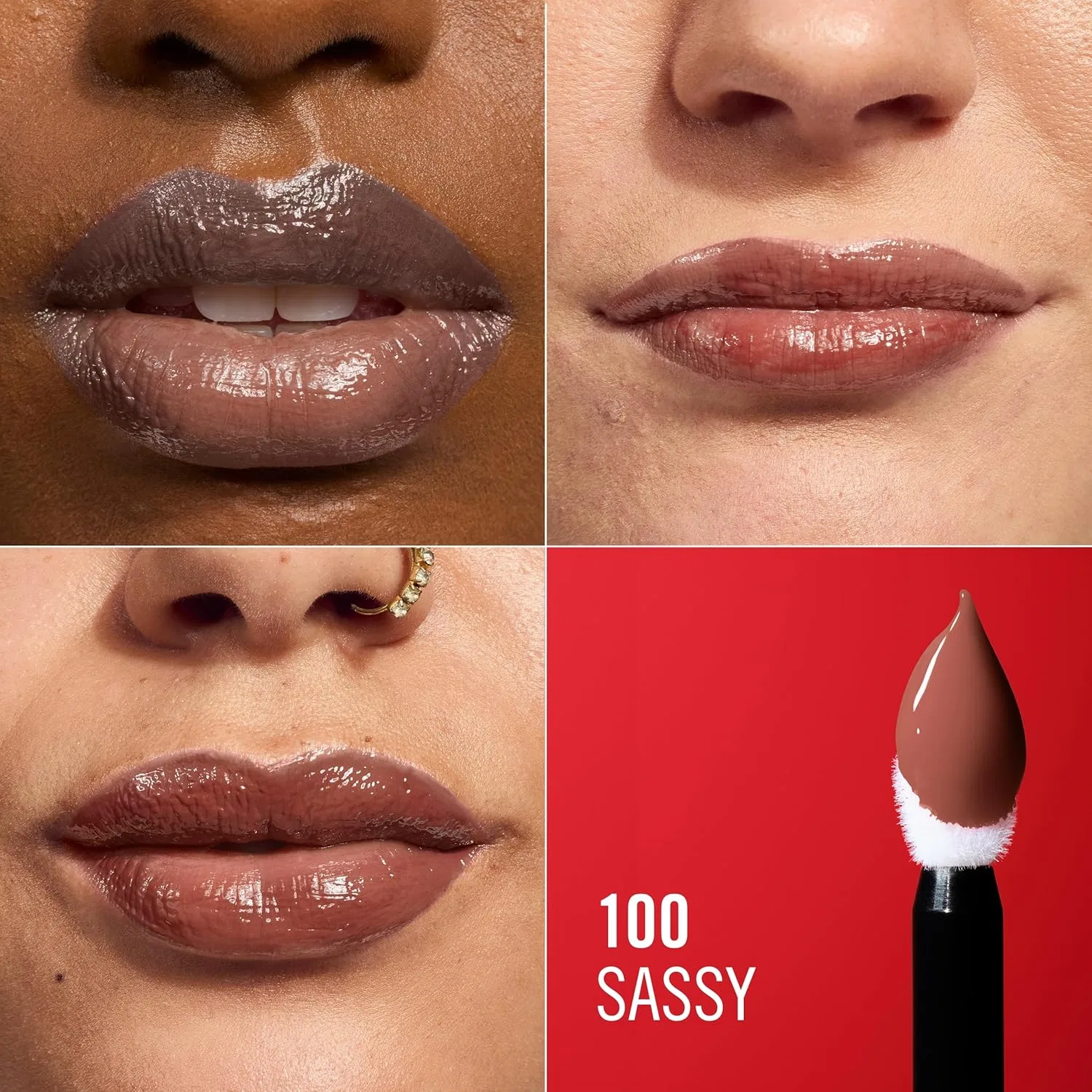 Жидкая помада Rimmel Thrill Seeker Lip Latex, 6 мл Rimmel, 100 Sassy — фото 2