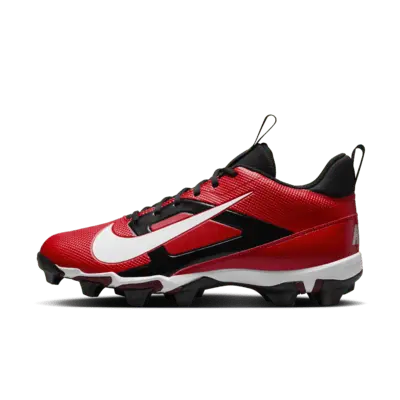 

Бутсы Nike Alpha Menace 4 Shark Football Cleats, цвет University Red/Metallic Silver/Team Red/White