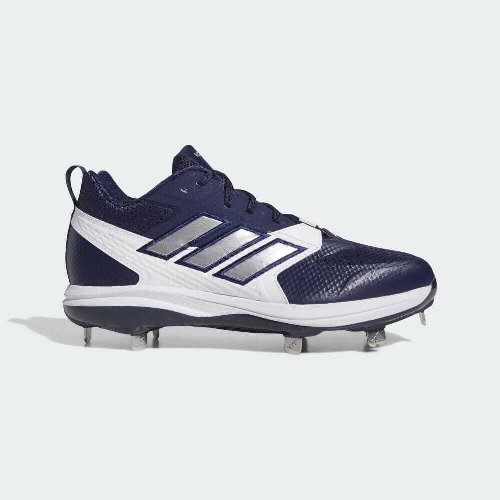 

Кроссовки Adidas ICON 8 CLEATS, цвет Team Navy Blue/Silver Metallic/White