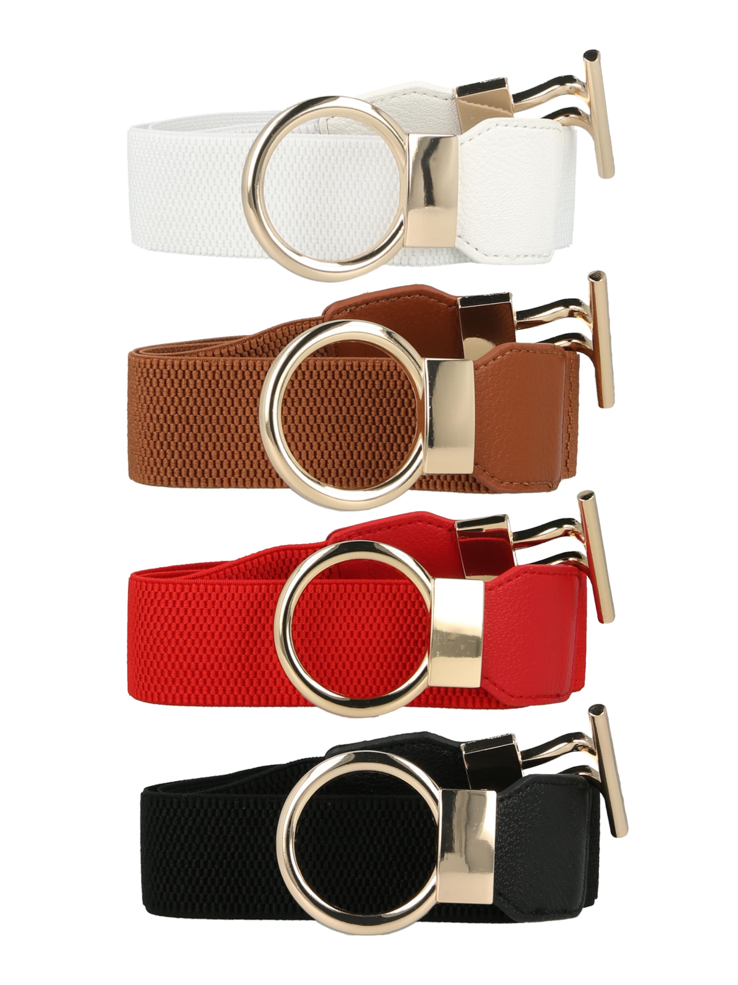 

ABOUT YOU Ремень в цветах Brown, Red, Black, White