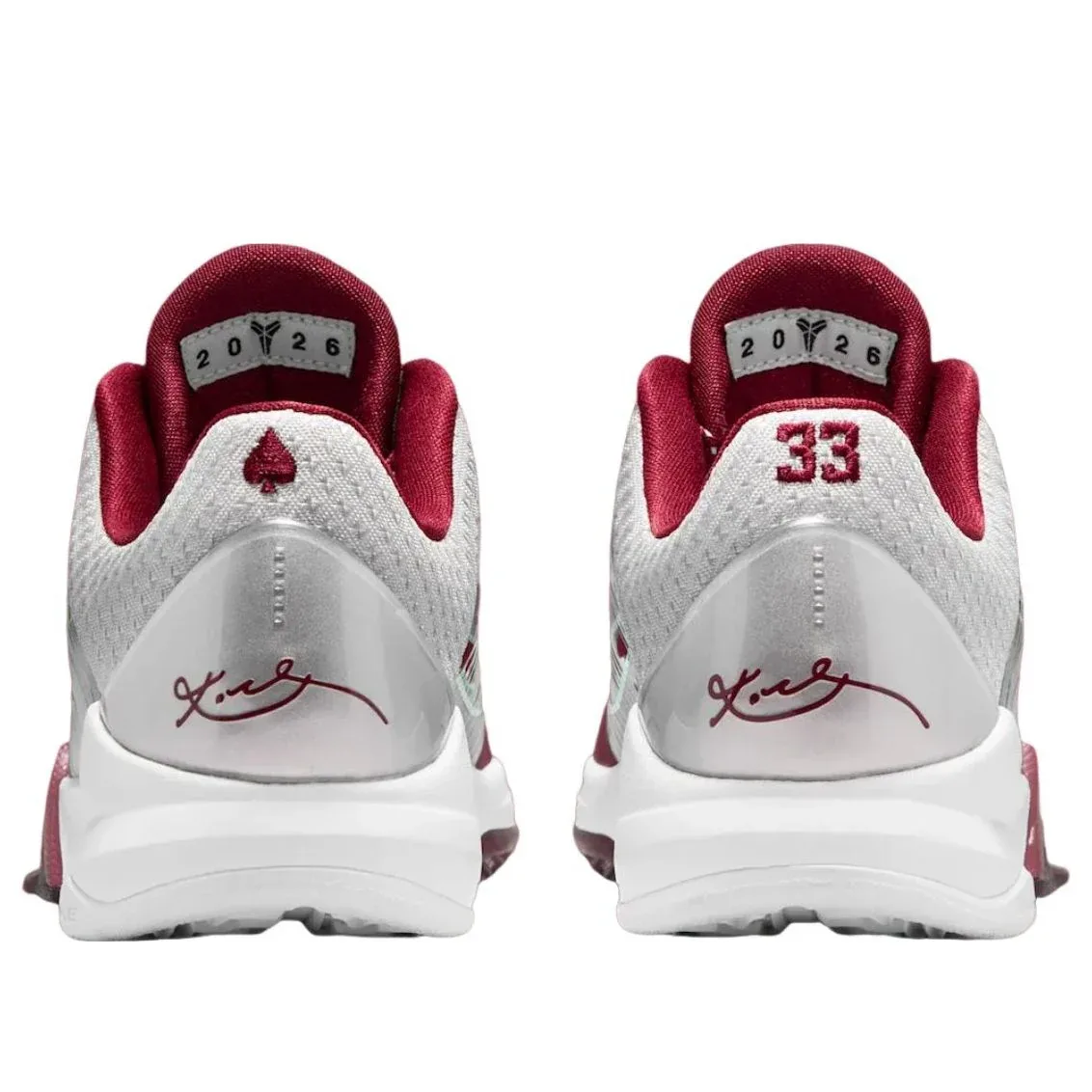 Кроссовки (GS) Nike Kobe 5 Protro 'Lower Merion Aces Away' 2026, серебро — фото 4