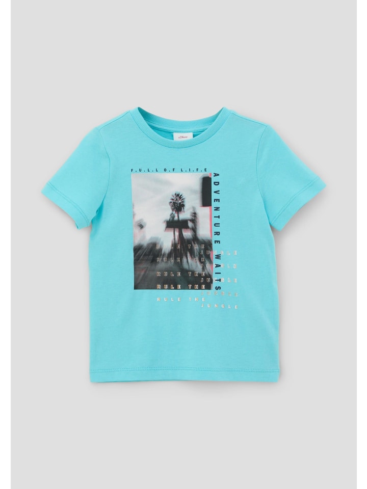 

Футболка цвета 6141_светло-бирюзовый s.Oliver, Зеленый, Футболка цвета 6141_светло-бирюзовый s.Oliver