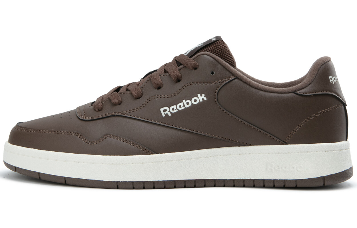 

Кроссовки для скейтборда унисекс низкие коричневый/белый Reebok