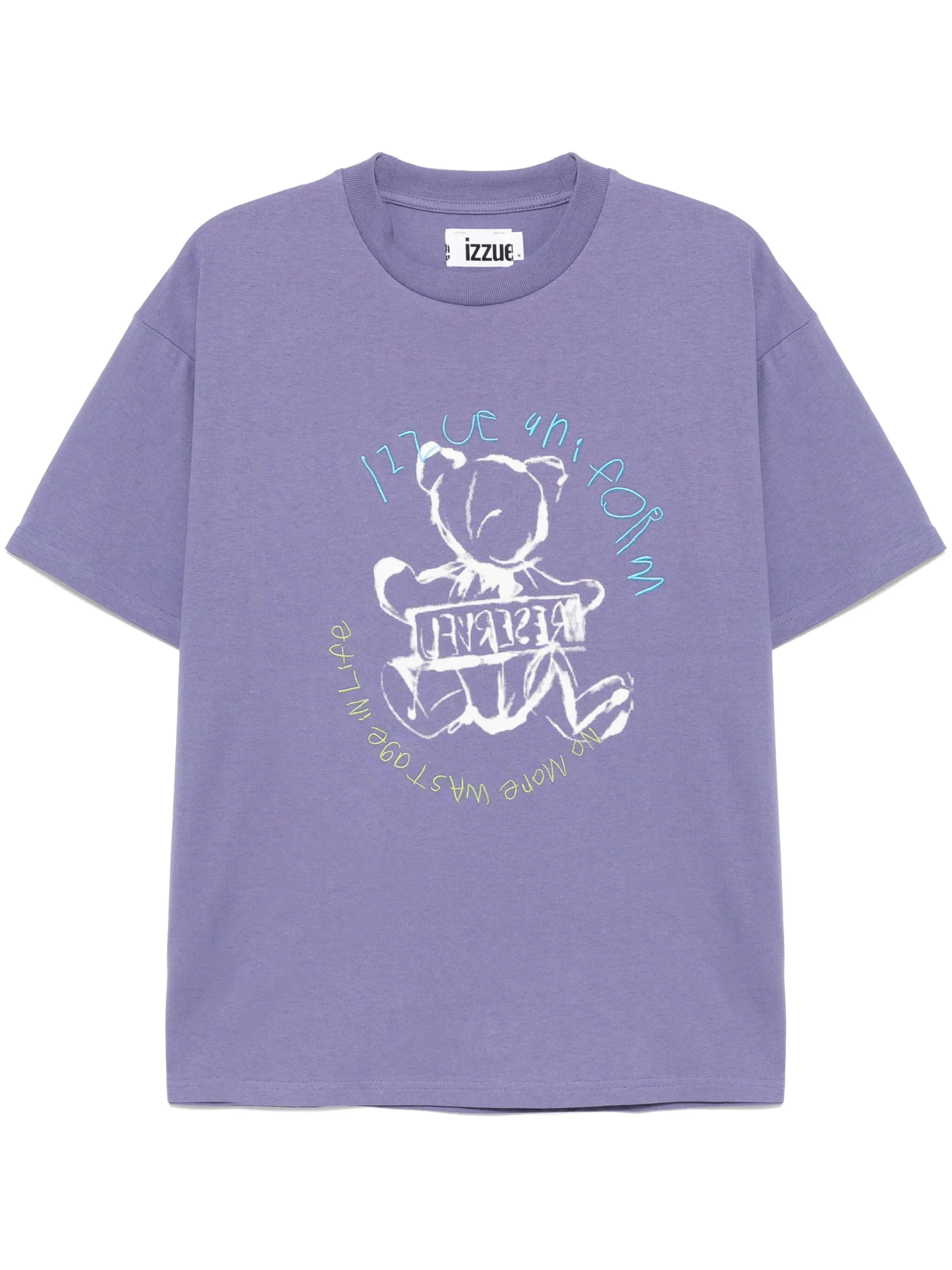 

Футболка с графичным принтом Izzue, фиолетовый