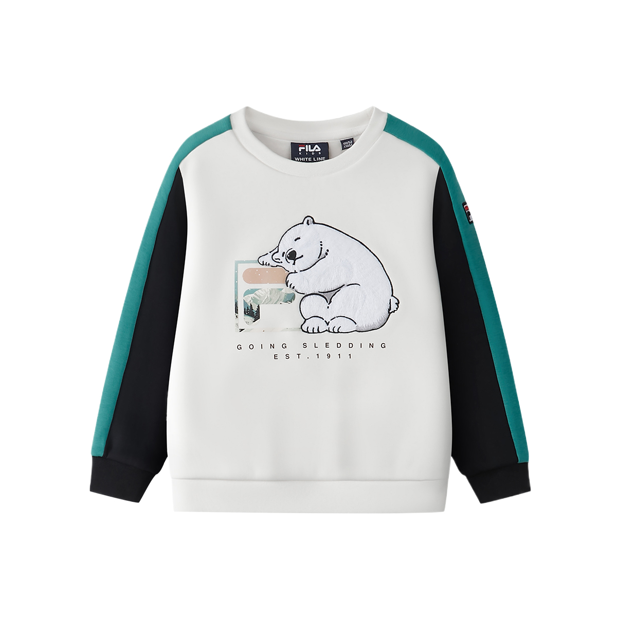 

Толстовка для детей 3-7 лет FILA KIDS, белый