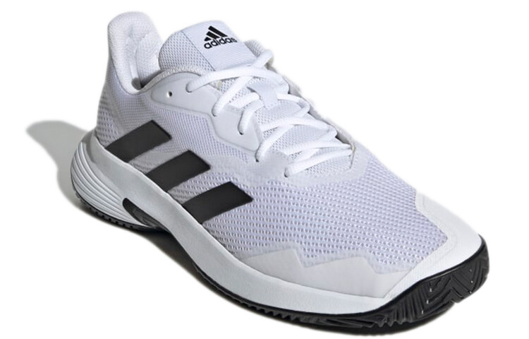 Теннисные кроссовки CourtJam Control мужские с низким верхом белые/черные Adidas — фото 3