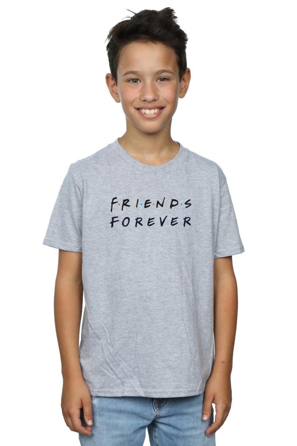 

Футболка с логотипом Forever Friends, серый