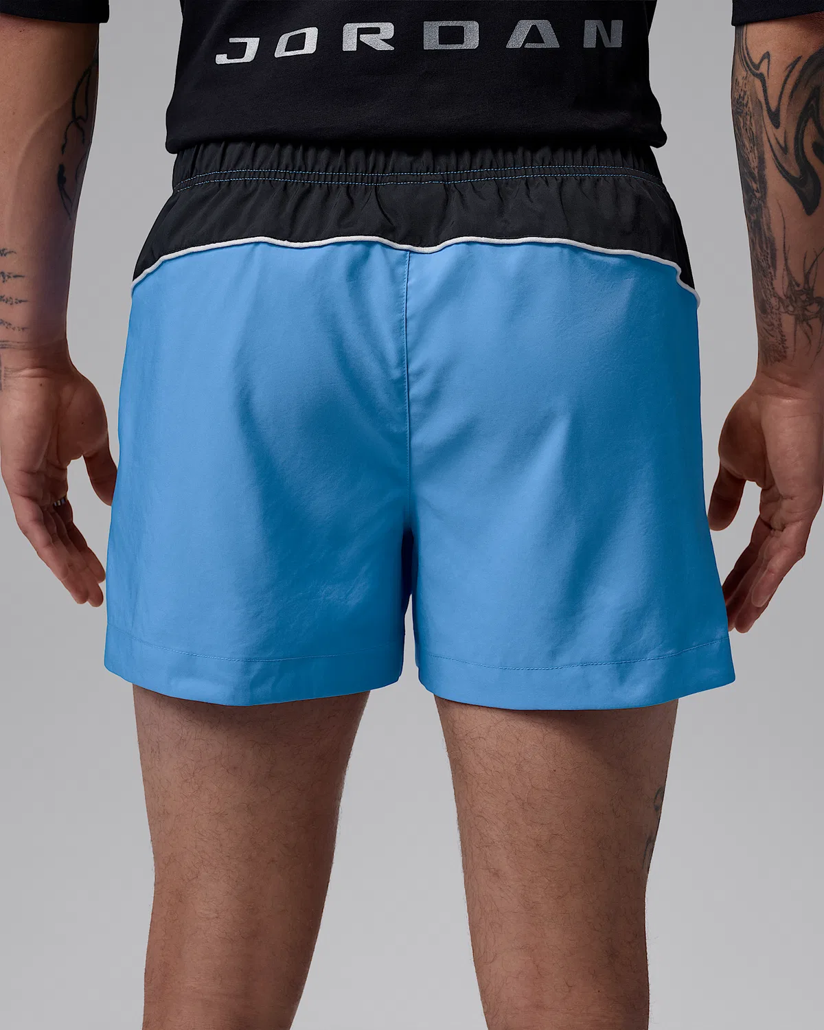Мужские шорты Jordan Brooklyn 4" Shortie, University Blue/Black/White/White — фото 3