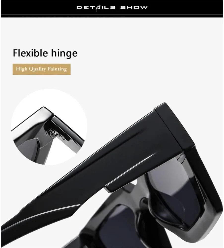 

Модные солнцезащитные очки «кошачий глаз» с широкими дужками, женские, винтажные, повседневные, с черными линзами, мужские, с защитой от УФ-излучения UV400 UJNHGQ, C6