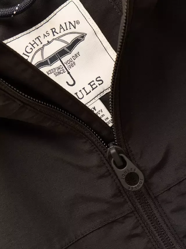 Детский дождевик Ayston из хлопковой смеси Joules, Black — фото 2