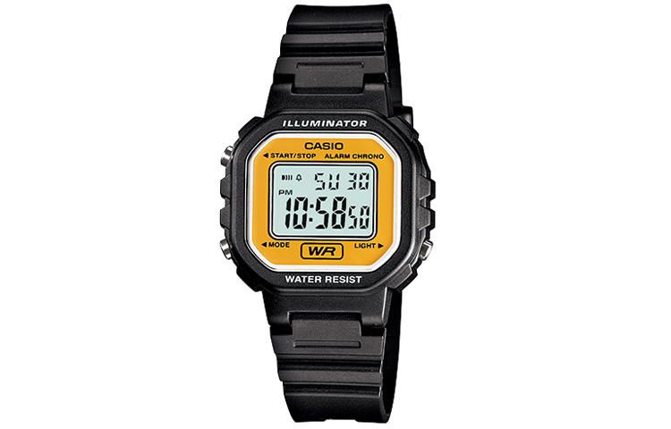 

CASIO Женские молодежные желтые часы LA-20WH-9A
