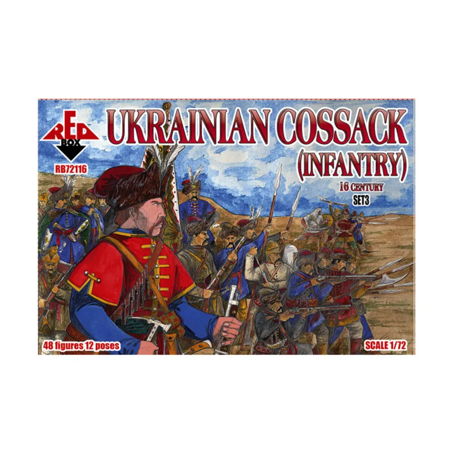 

Украинский казачий комплект №3 (пехота), 16th Century Miniatures (1:72)