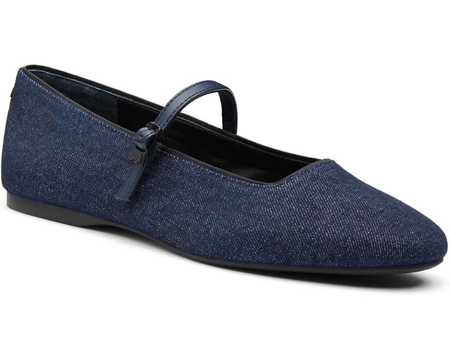 Туфли на плоской подошве Birdies Hummingbird Mary Jane Fabric Flat, цвет Denim