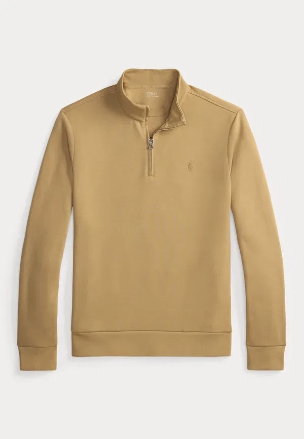 Свитер с имитацией ворота-стойки Polo Ralph Lauren, классический верблюжий — фото 4