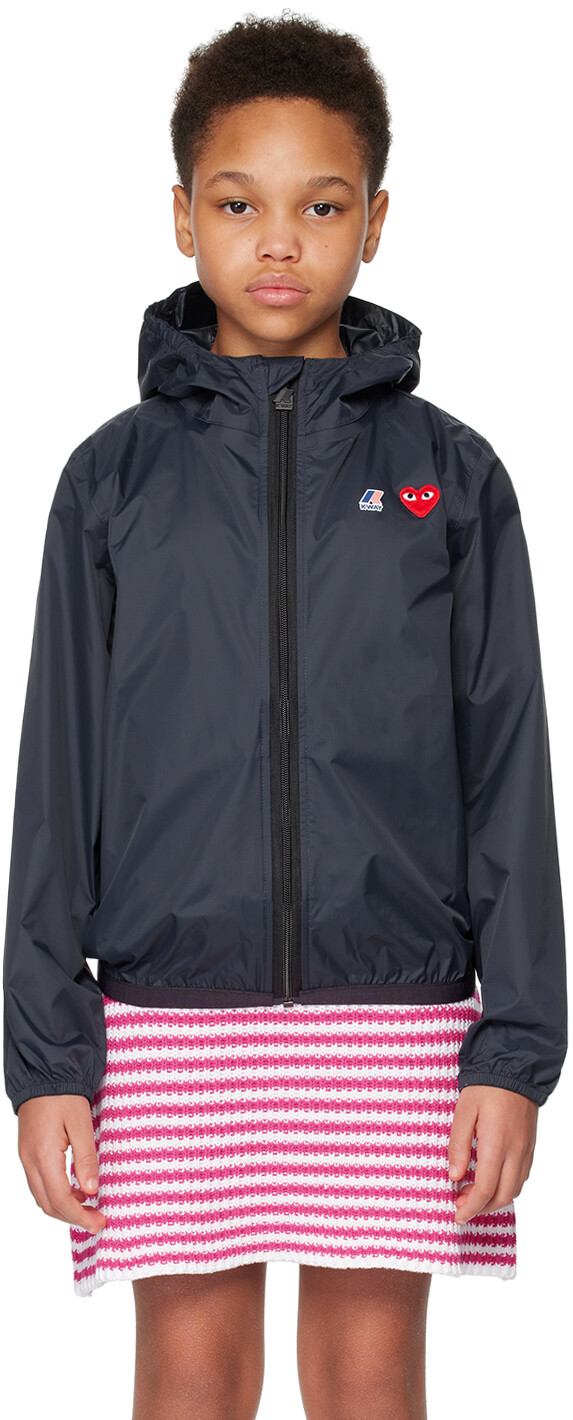 

Детская куртка K-Way Edition COMME des GARcONS PLAY, темно-синий