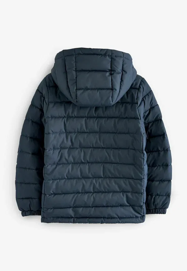 Куртка зимняя средней плотности Next, navy blue, темно-синяя — фото 2