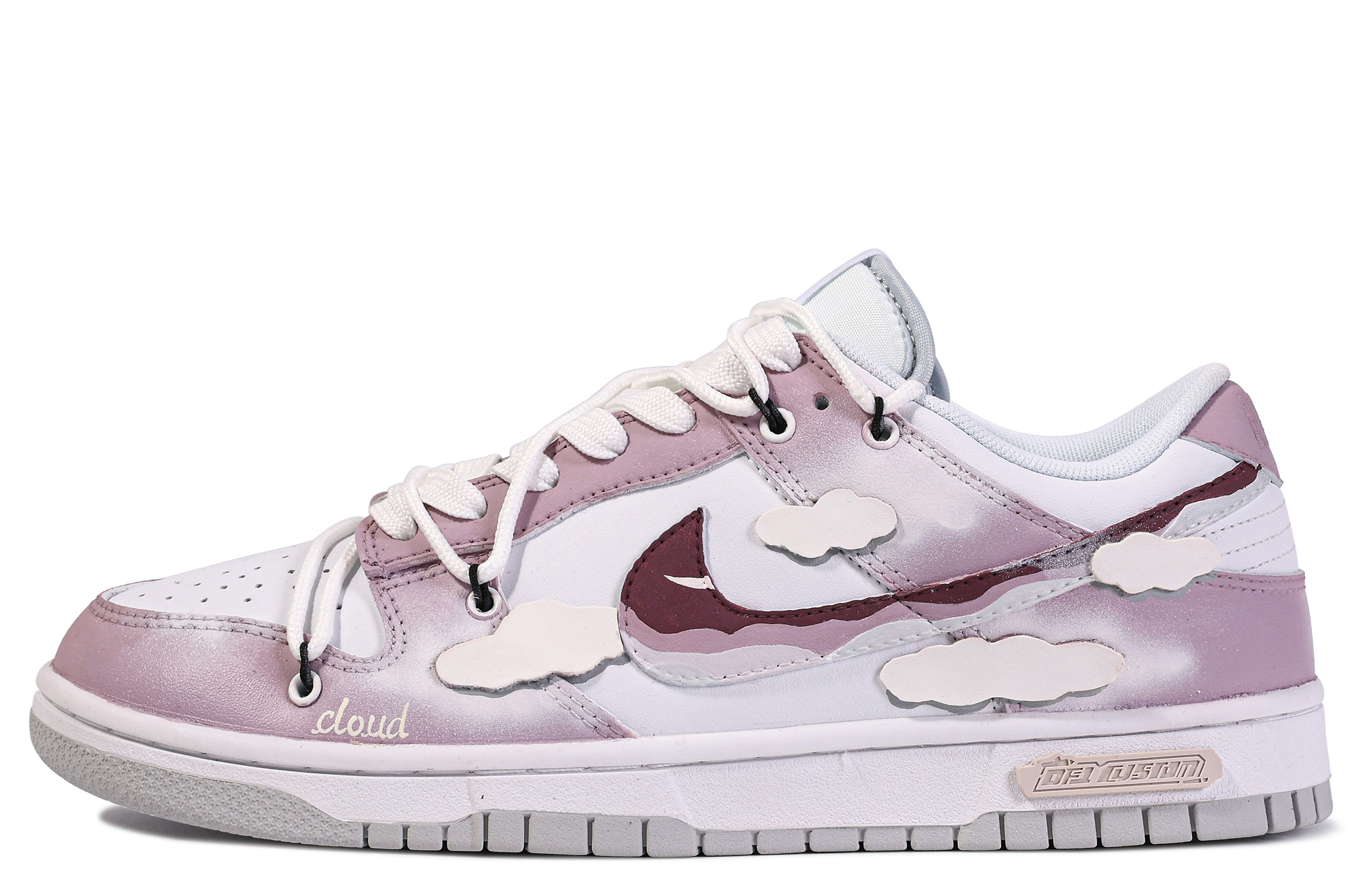 

Кроссовки Nike Dunk Skateboarding Shoes Women's Low-top Pink/white, цвет Lotus Color