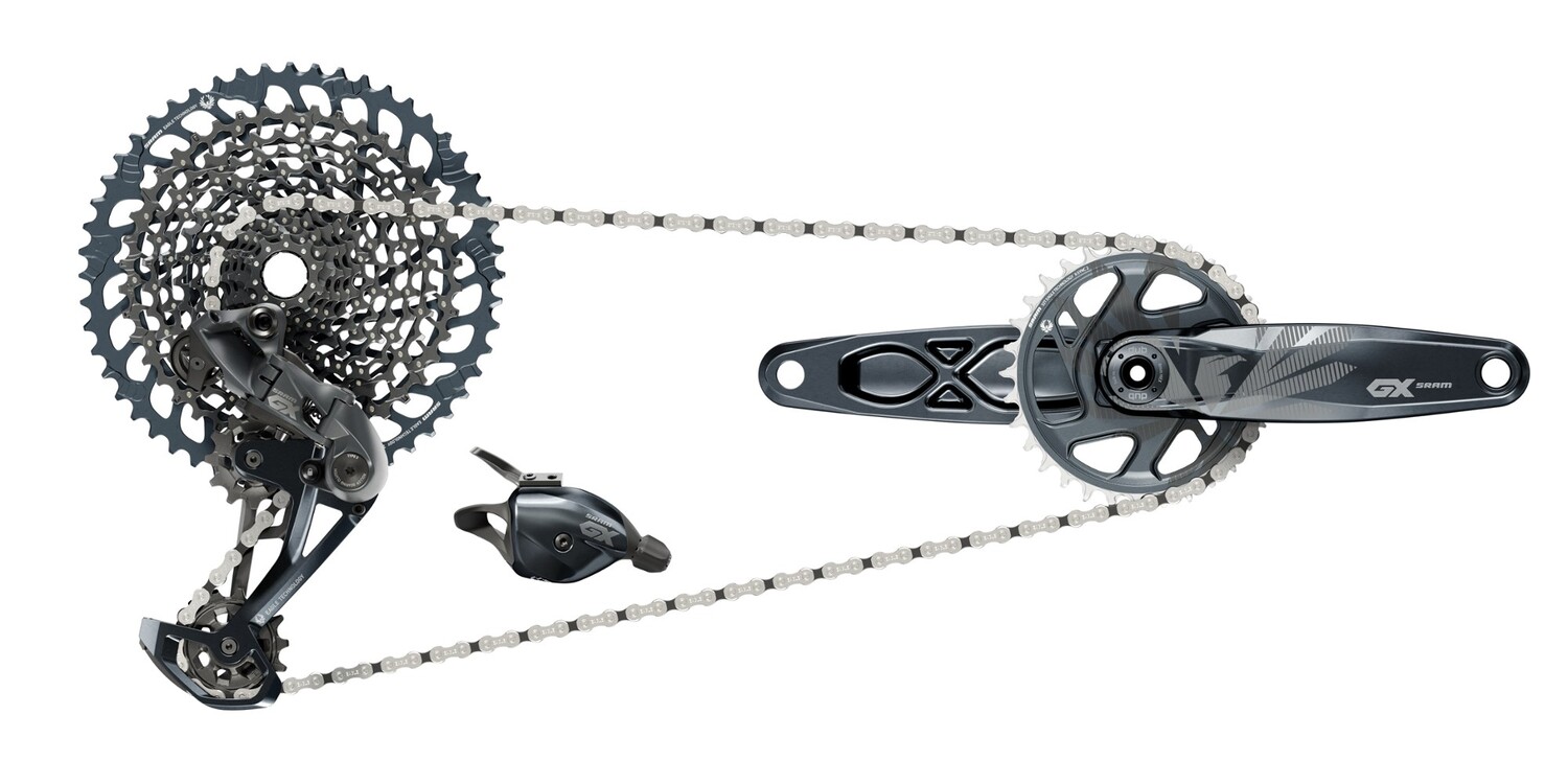 

Групсет GX Eagle — шатуны с наддувом 175 мм SRAM, черный