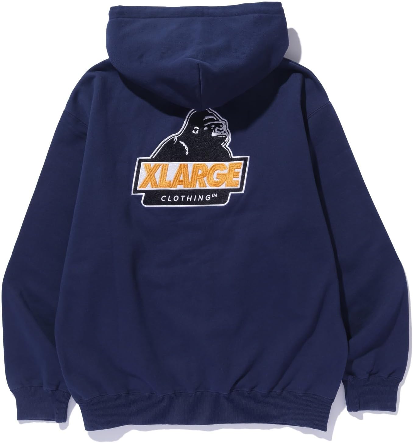 

Мужская толстовка с капюшоном на наклонной молнии размера XL Xlarge, темно-синий