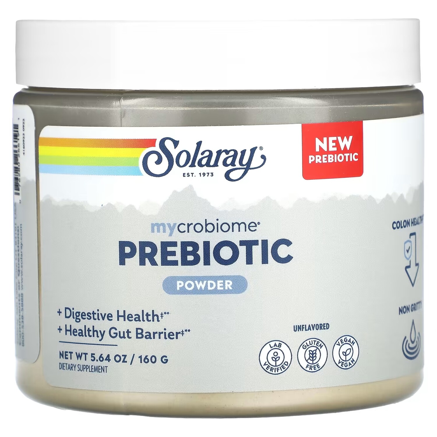 

Пребиотический порошок Solaray Mycrobiome без вкуса, 5,64 унции (160 г)