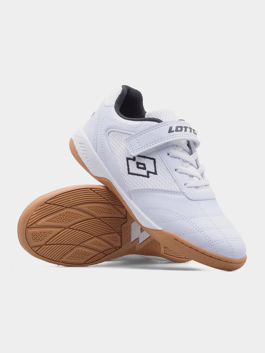 Низкие кроссовки Lotto Shoes WHIZZER K для детей 2600120K, белые/черные — фото 3
