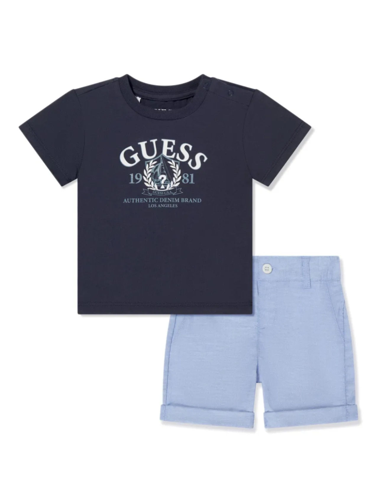 

Guess Kids детский комплект шорт с логотипом и принтом, синий