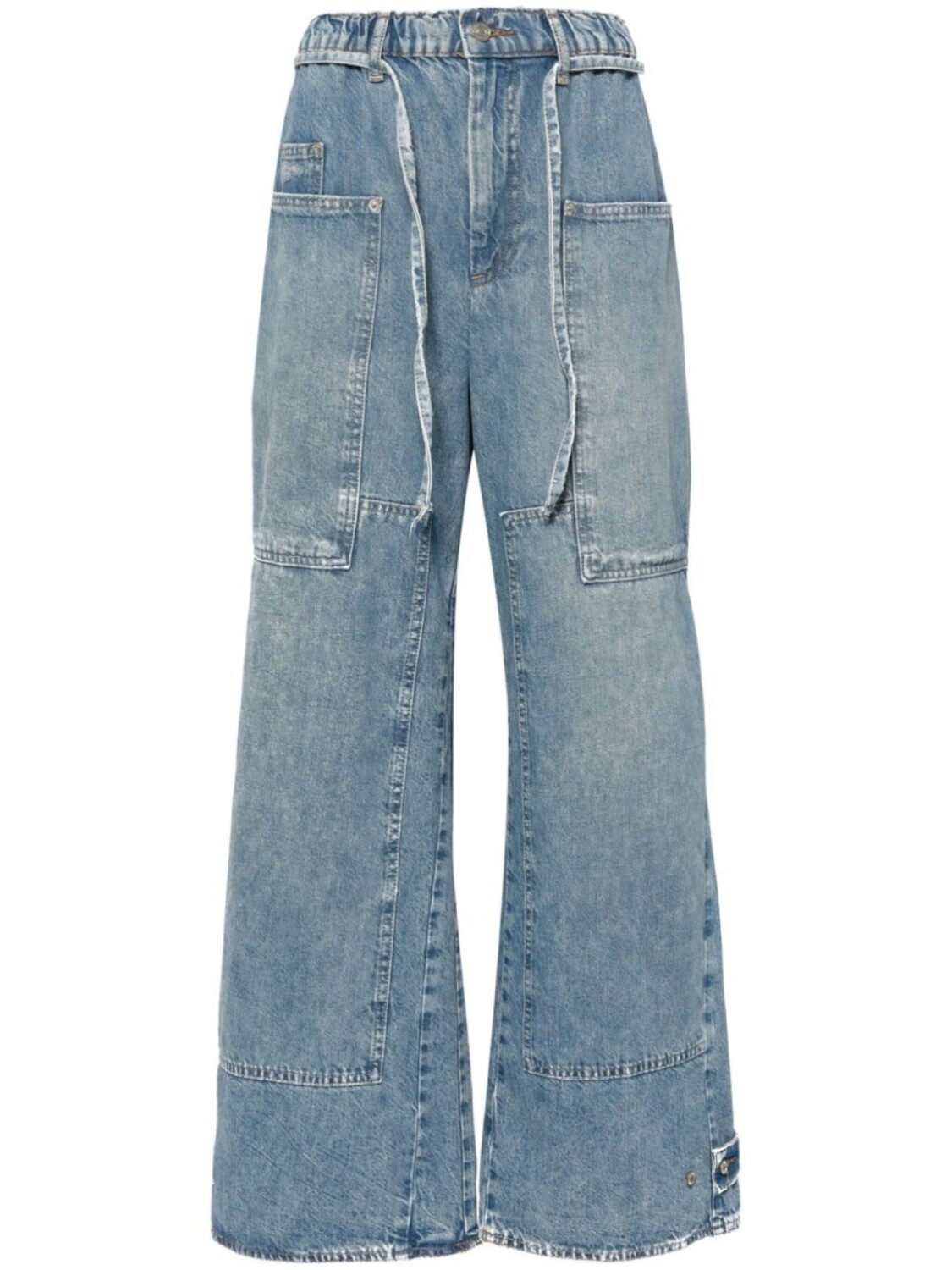 

Free People широкие брюки J Crvy Outlaw, синий