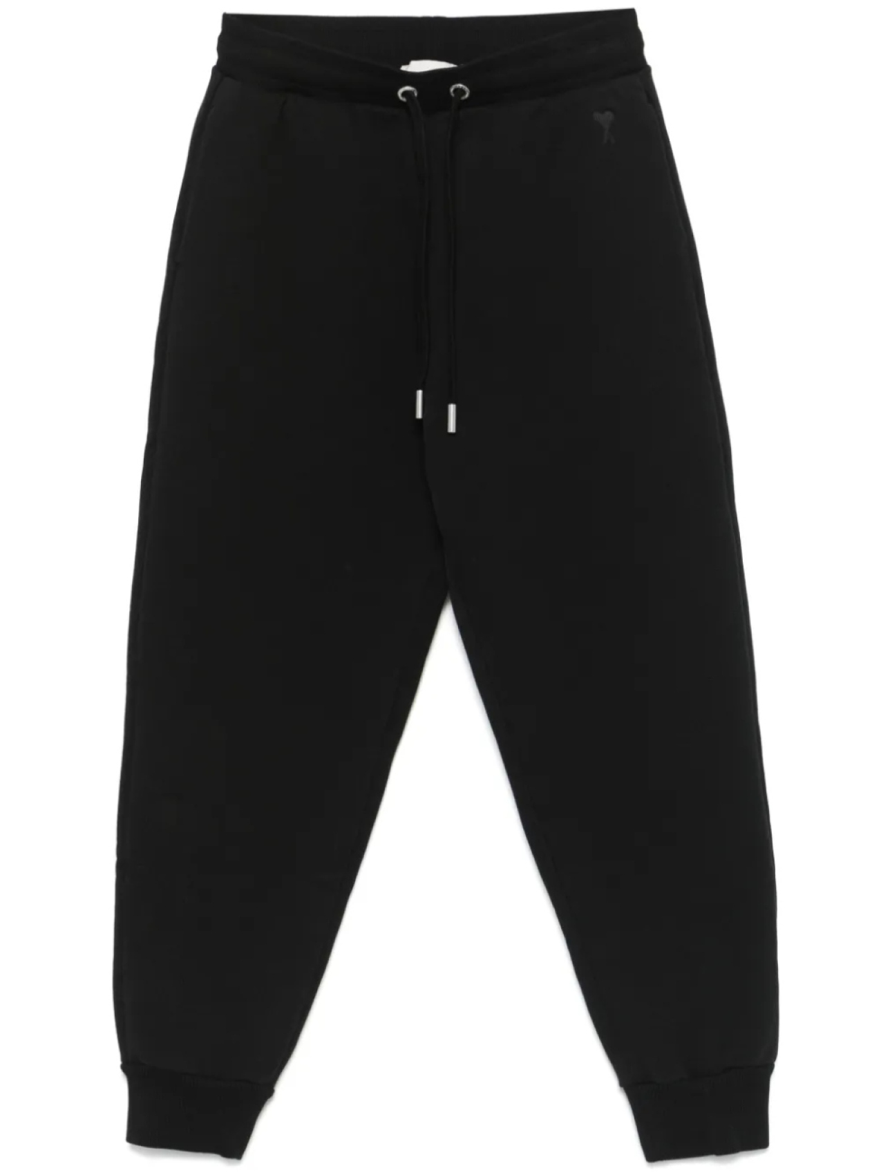 

AMI Paris спортивные брюки с узором Ami de Coeur, черный