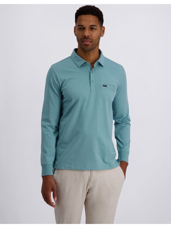 

Pierre Cardin Рубашки-поло с длинными рукавами, цвет «Минерально-синий»