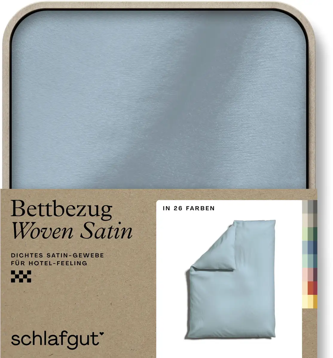 

Пододеяльник Schlafgut, синий