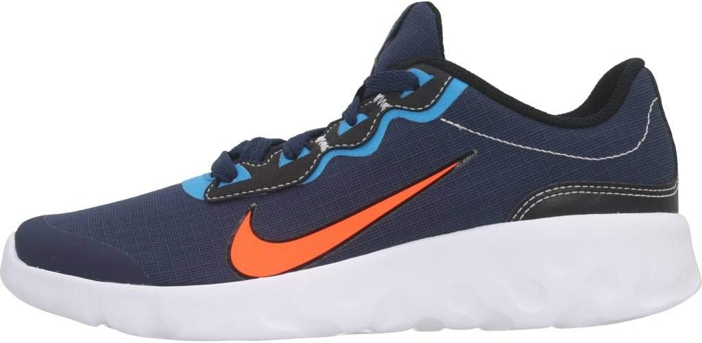 Кроссовки Nike Unisex-Child Explore Strada Grade School Sneaker, Midnight Navy Hyper Crimson — фото 2