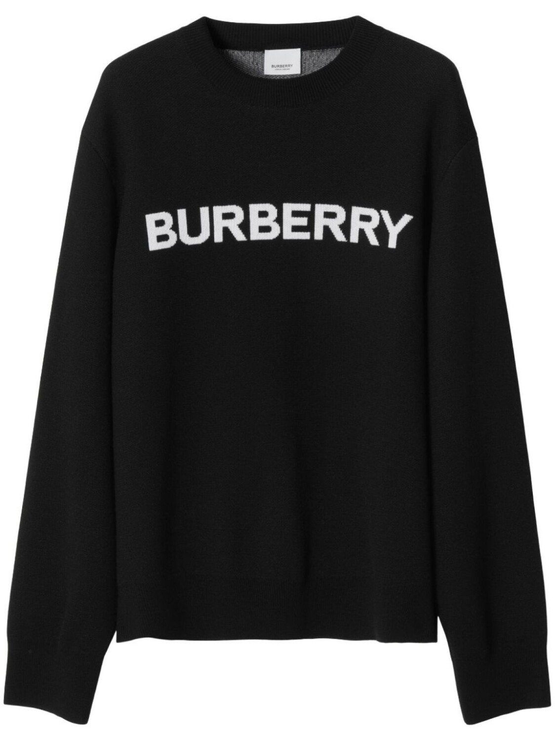 

Джемпер с логотипом Burberry, черный