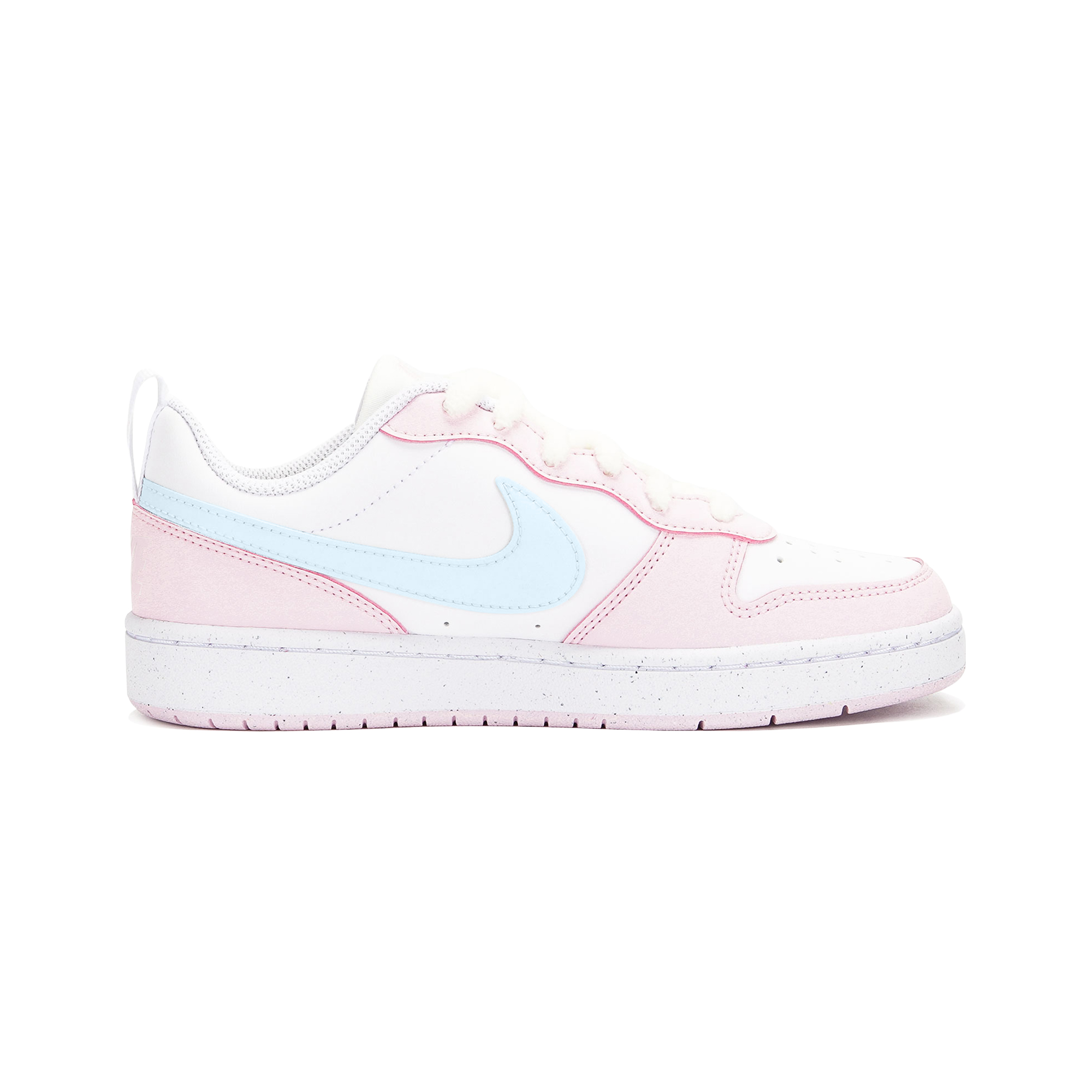 Nike Court Borough Peachy Meow Jam противоскользящие низкие детские скейтбординг кроссовки Pink для подростков — фото 3
