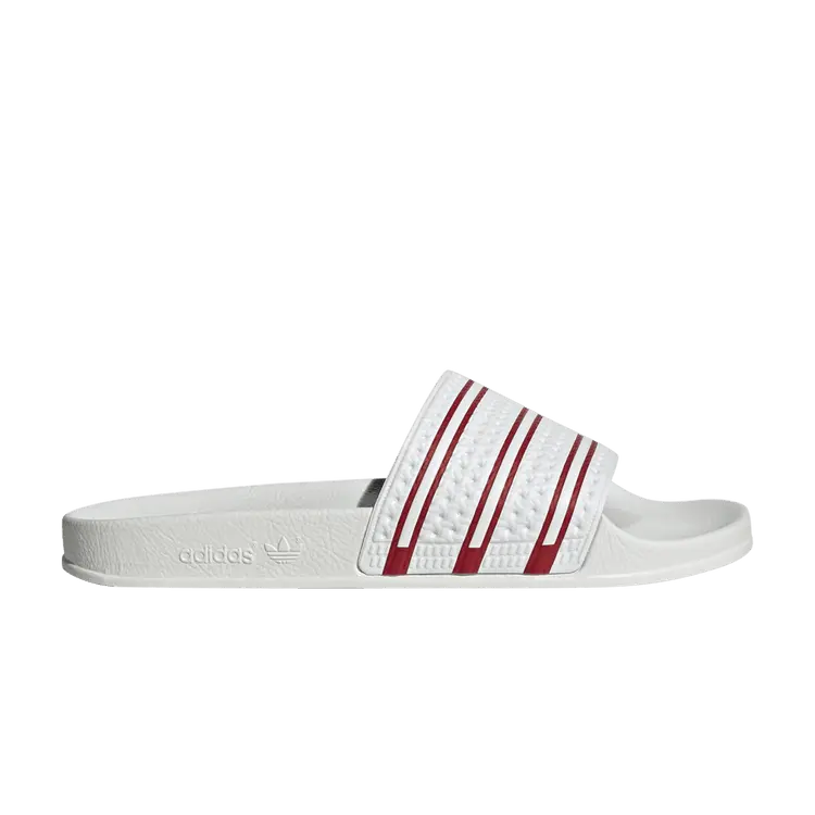 

Сандалии adidas Adilette Slides 'White Team Power Red', белый