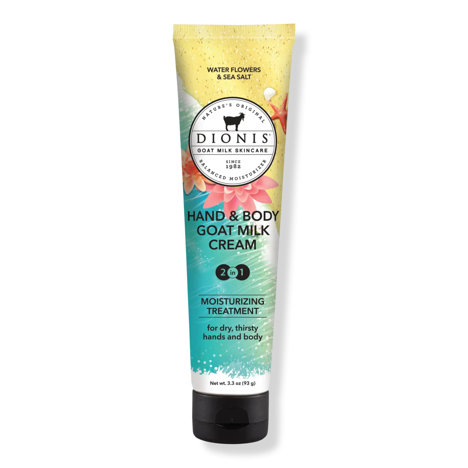 

Крем для рук и тела на основе козьего молока Dionis, Water Flowers & Sea Salt