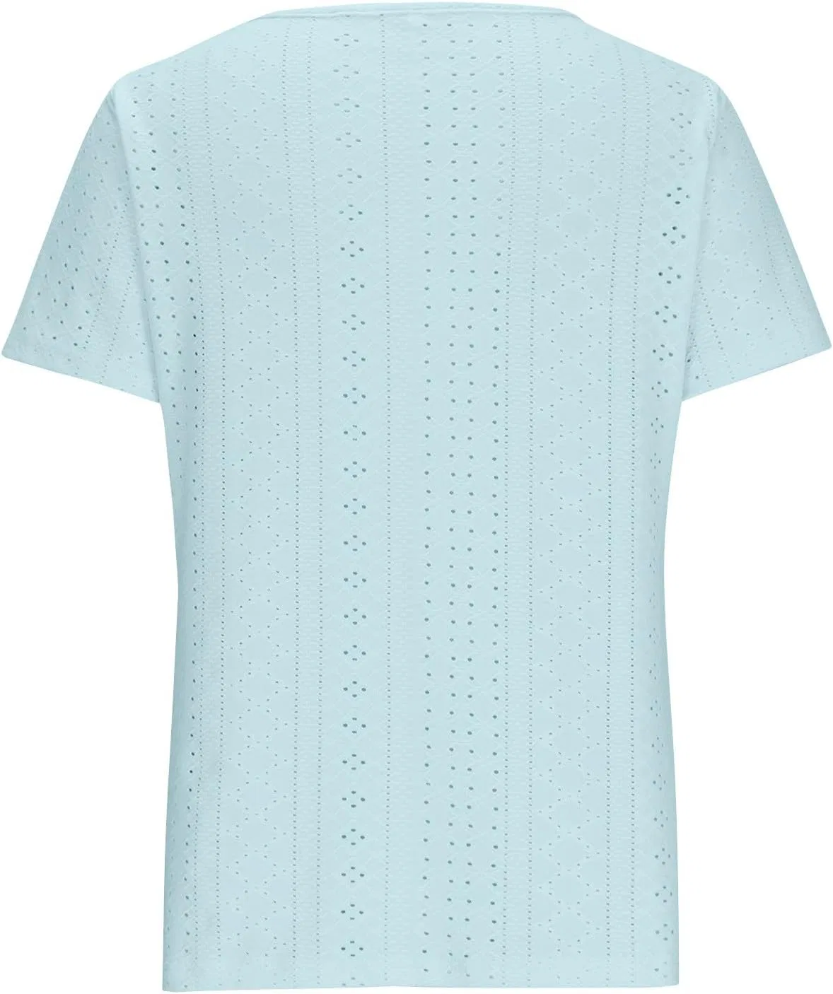 Футболка с круглым вырезом, свободный крой, NATHGAM, Sky Blue — фото 3