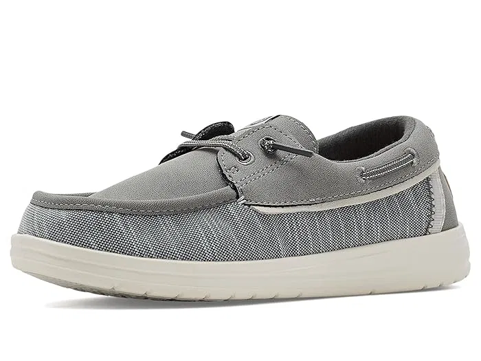 Кроссовки Wells Classic Hey Dude Kids, Light Grey — фото 2