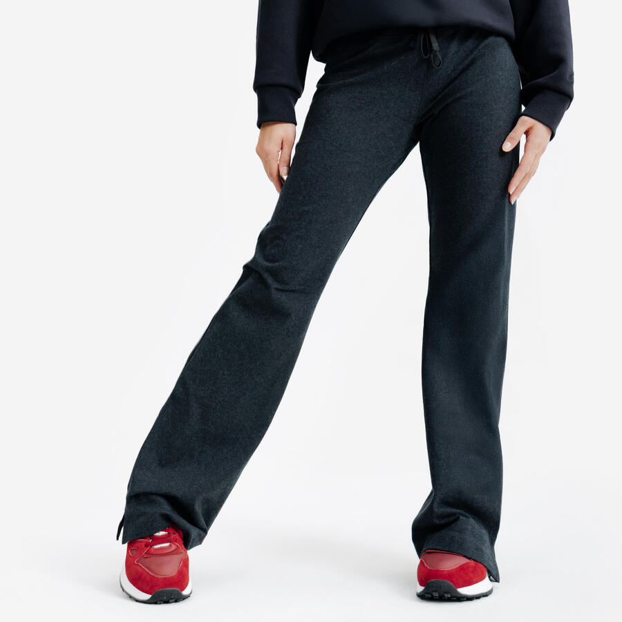 

DECATHLON Женские расклешенные леггинсы Elementals серые