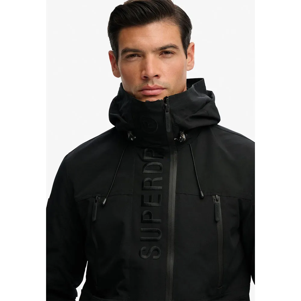 Куртка Superdry Ultimate Embroidered Winbreaker, черный — фото 4