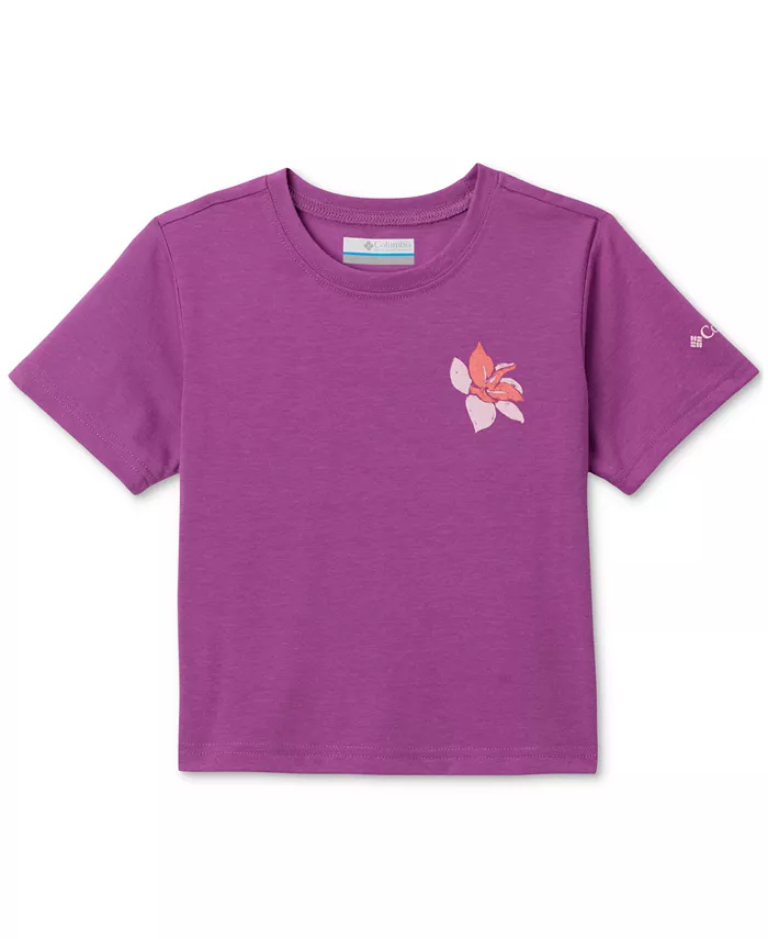 

Футболка с коротким рукавом Big Girls La Poudre Pass Columbia, фиолетовый
