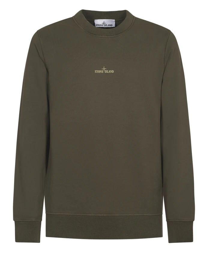 

Институциональная толстовка номер пять Stone Island, зеленый