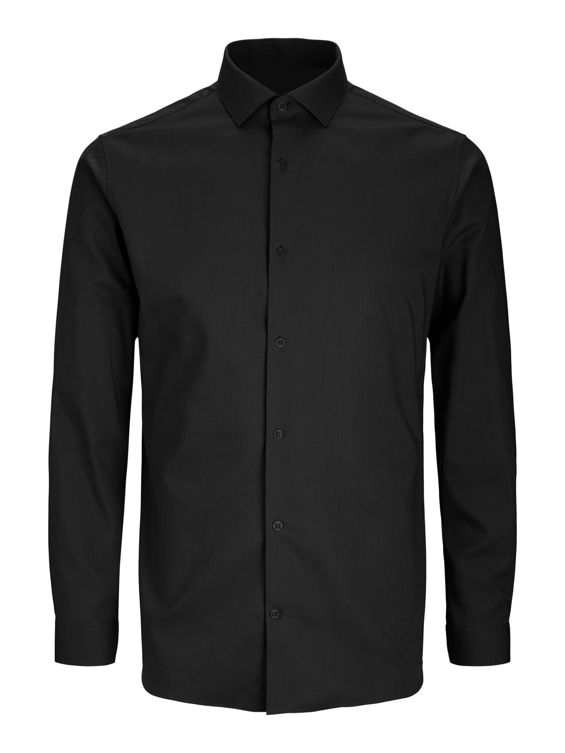 

JACK & JONES Рубашка на пуговицах Regular fit в черном цвете