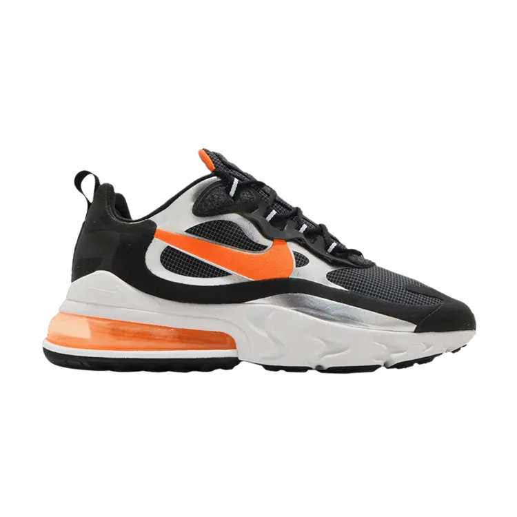 

Кроссовки Nike Air Max 270 React 'Black Total Orange', черный