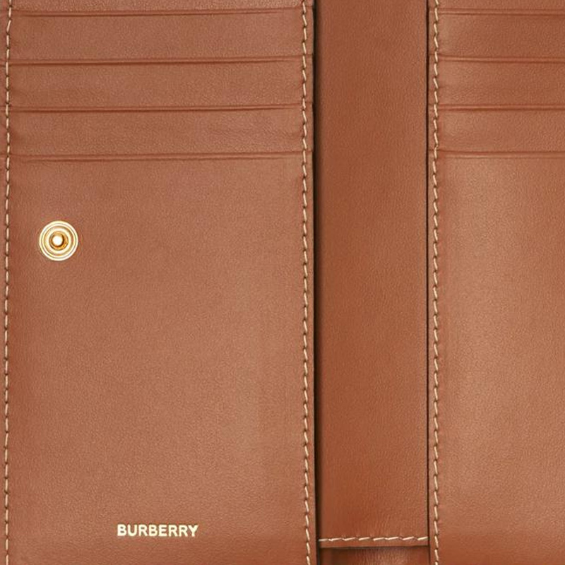 Архивный кошелек среднего размера из полиуретана бежевый Burberry — фото 4