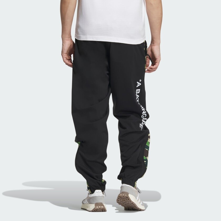 X Bape Co-brand спортивные брюки мужские черные Adidas, черный — фото 3