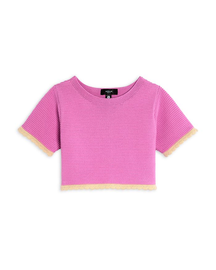 

Детская вязаная кофточка Takedown для девочек, малышки и подростки - эксклюзив AQUA, розовый