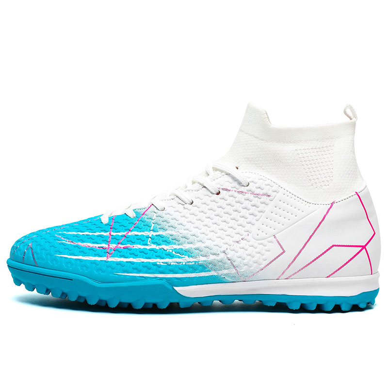 

Футбольные бутсы детские, подростковые, с противоскользящим и износостойким эффектом, дышащие, с высоким верхом Kung Fu partners, фиолетовый