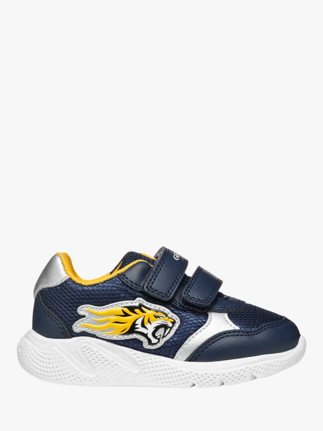 

Детские кроссовки sprintye с низким вырезом Geox, цвет Navy/Dark Yellow