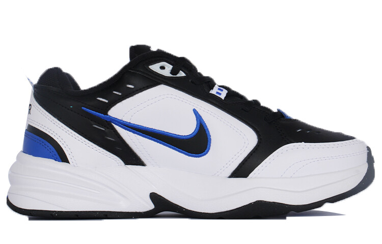 

Кроссовки Nike Air Monarch 4 Lifestyle Shoes Men Low-top Black/white/blue, черный